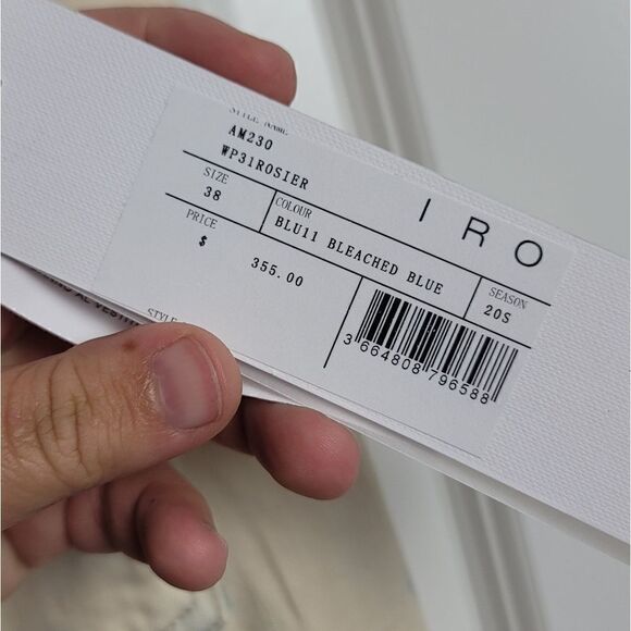 IRO Rosier Bleach Blue Skirt - Picture 8 of 15